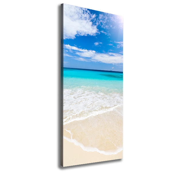 Wandbild vertikales Tropischer Strand
