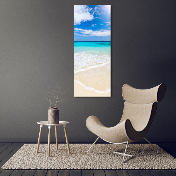 Wandbild vertikales Tropischer Strand