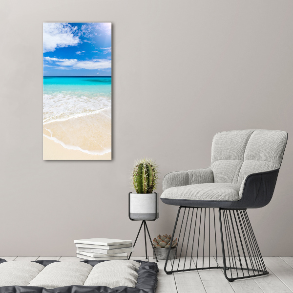 Wandbild vertikales Tropischer Strand