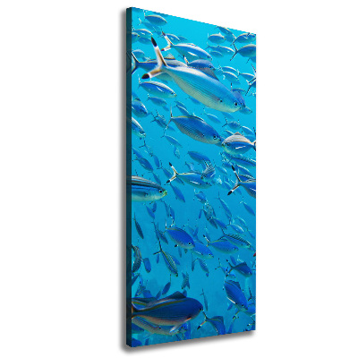 Foto auf leinwand vertikales Korallenfische