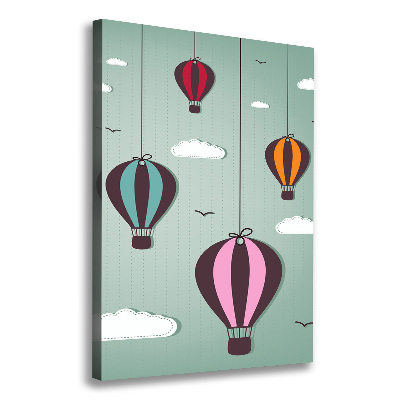 Wandbild vertikales Fliegende Ballons