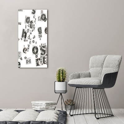 Foto auf leinwand vertikales Leserbriefe aus einer Zeitung