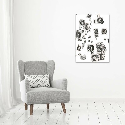 Foto auf leinwand vertikales Leserbriefe aus einer Zeitung