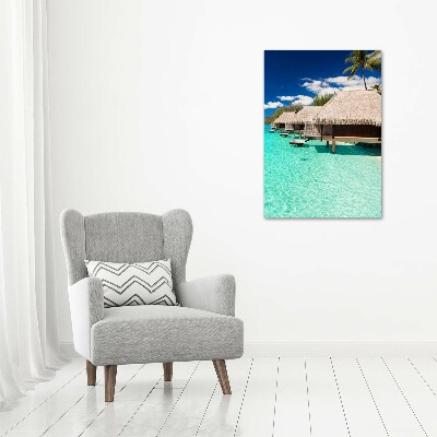 Wandbild vertikales Tropische Insel