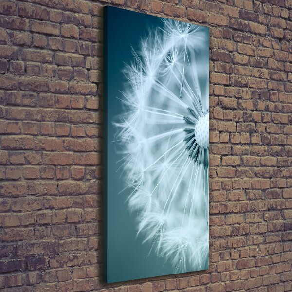 Foto leinwand vertikales Löwenzahn