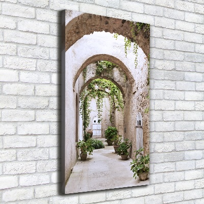 Foto leinwand vertikales Spielhalle im Schloss