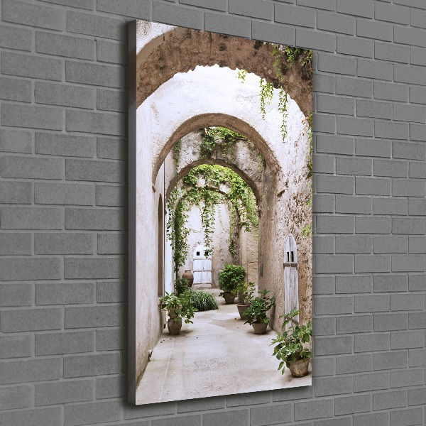 Foto leinwand vertikales Spielhalle im Schloss