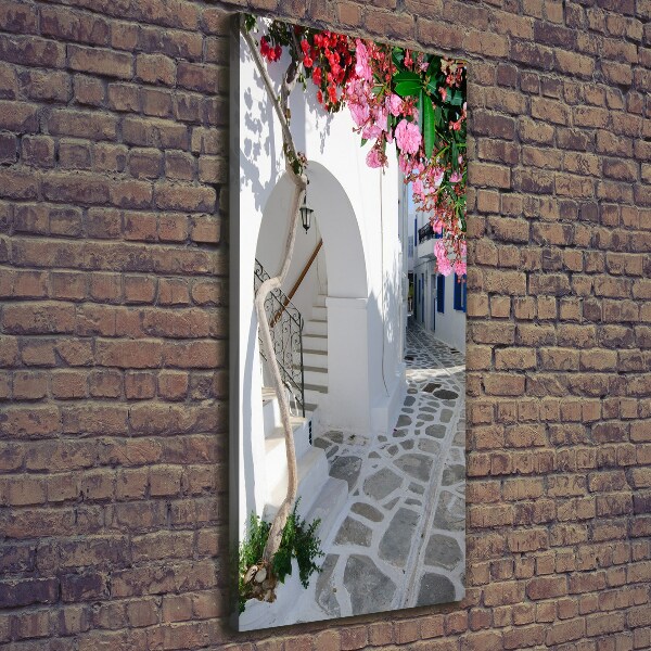 Foto auf leinwand vertikales Griechisches Dorf