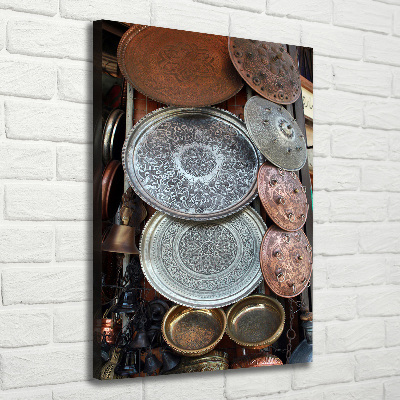 Wandbild vertikales Basar in Damaskus