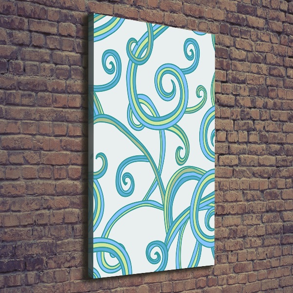 Foto auf leinwand vertikales Abstrakte Spiralen