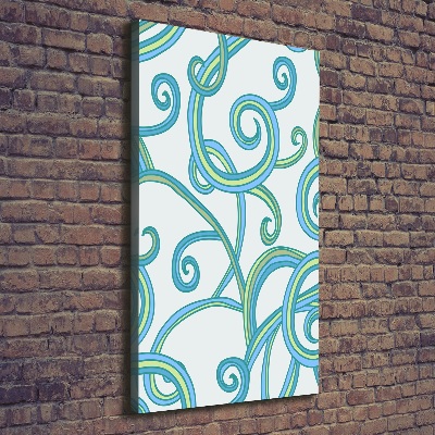 Foto auf leinwand vertikales Abstrakte Spiralen