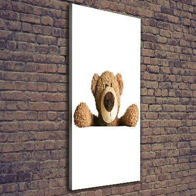 Foto auf leinwand vertikales Teddybär