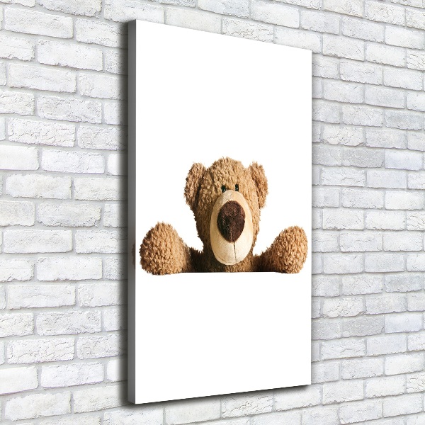 Foto auf leinwand vertikales Teddybär