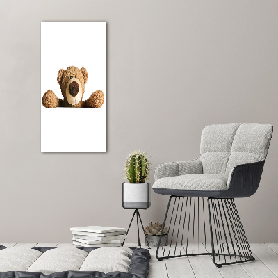 Foto auf leinwand vertikales Teddybär