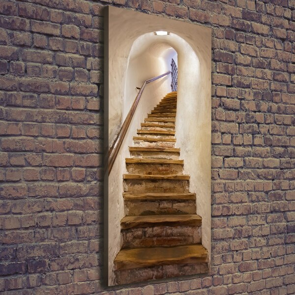Foto auf leinwand vertikales Treppe im Schloss