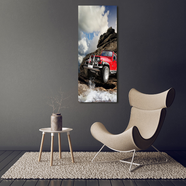 Wandbild vertikales Geländewagen