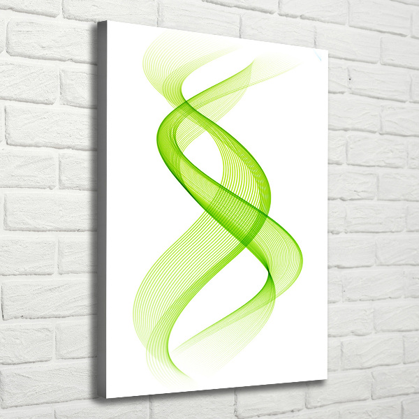 Wandbild vertikales Bunte Wellen