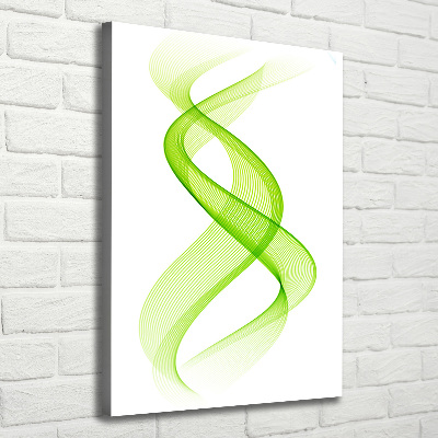 Wandbild vertikales Bunte Wellen