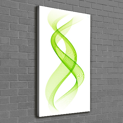 Wandbild vertikales Bunte Wellen