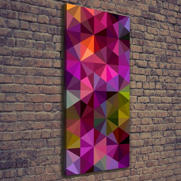 Wandbild vertikales Abstrakte Wellen