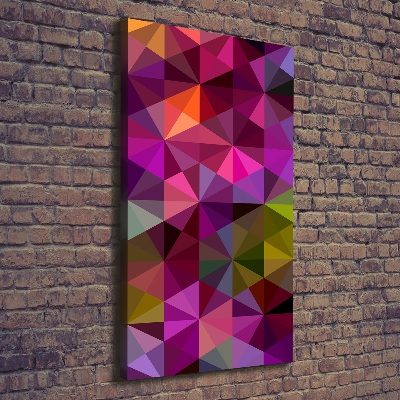 Wandbild vertikales Abstrakte Wellen