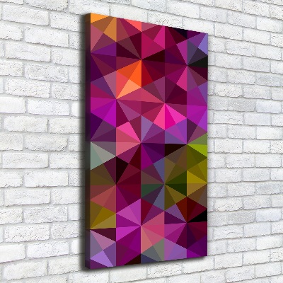 Wandbild vertikales Abstrakte Wellen