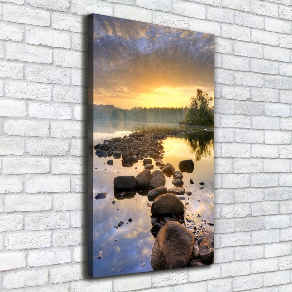 Wandbild vertikales See