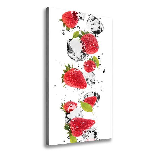 Wandbild vertikales Erdbeeren