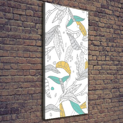 Foto leinwand vertikales Bunte Blätter