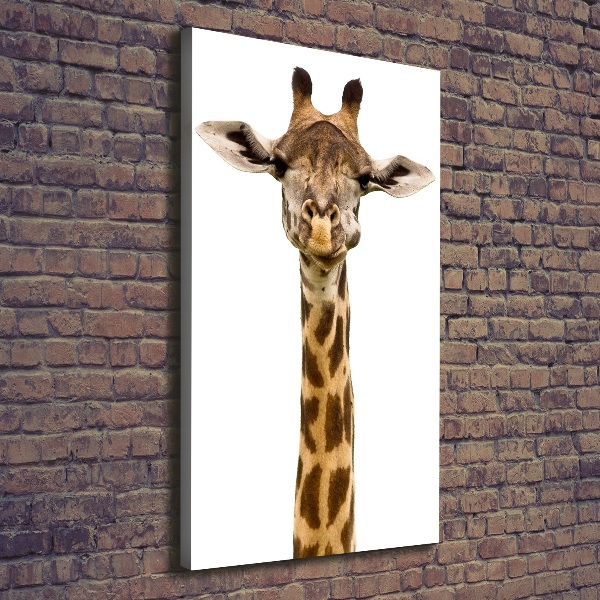Foto auf leinwand vertikales Giraffe