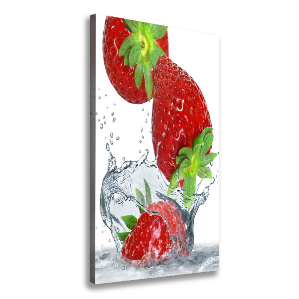 Wandbild vertikales Erdbeeren