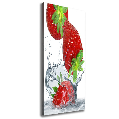 Wandbild vertikales Erdbeeren