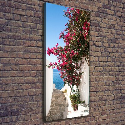 Wandbild vertikales Griechische Straßen