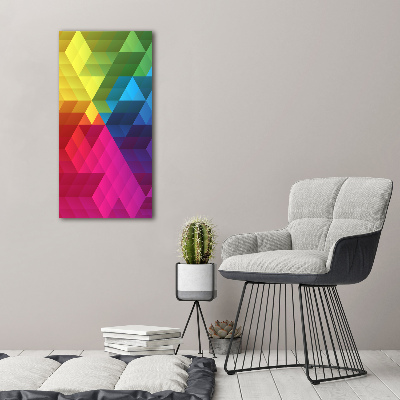 Wandbild vertikales Geometrischer Hintergrund
