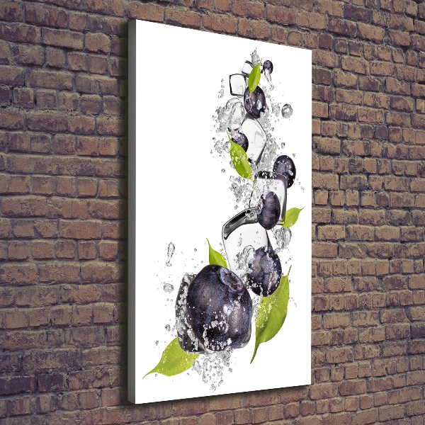 Foto auf leinwand vertikales Beeren und Eis