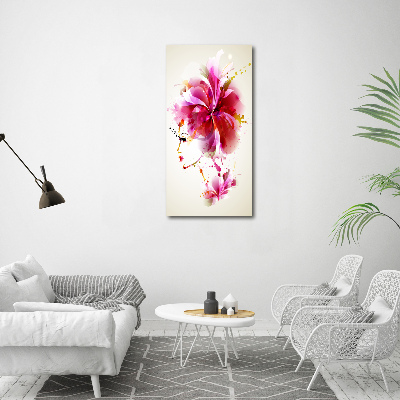 Wandbild vertikales Abstrakte Frau