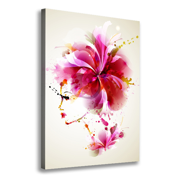 Wandbild vertikales Abstrakte Frau