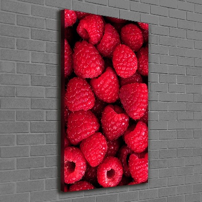 Wandbild vertikales Himbeeren