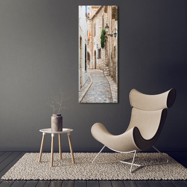 Wandbild vertikales Straßen in Spanien