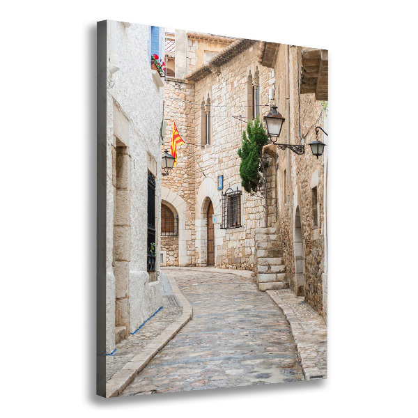 Wandbild vertikales Straßen in Spanien