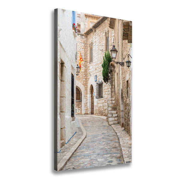 Wandbild vertikales Straßen in Spanien