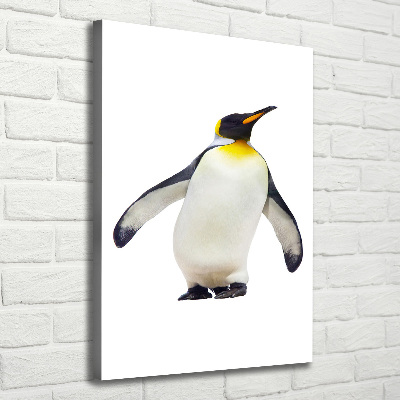 Foto leinwand vertikales Pinguin