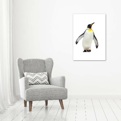 Foto leinwand vertikales Pinguin