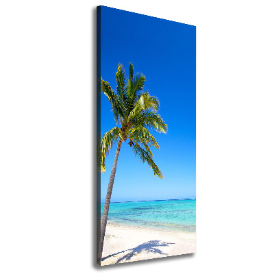 Foto leinwand vertikales Tropischer Strand