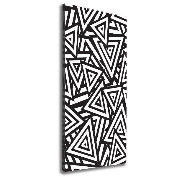 Wandbild vertikales Dreieckshintergrund