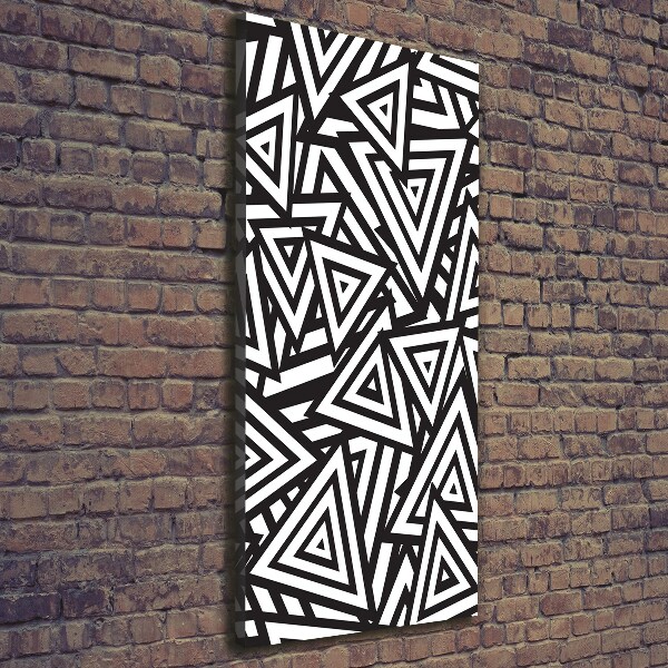 Wandbild vertikales Dreieckshintergrund