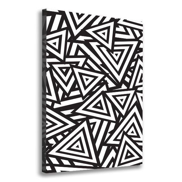 Wandbild vertikales Dreieckshintergrund