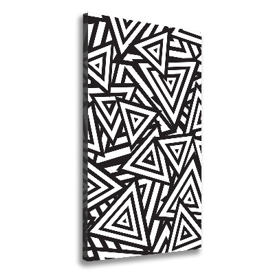 Wandbild vertikales Dreieckshintergrund