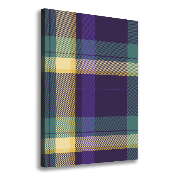 Foto auf leinwand vertikales Karierte Textur