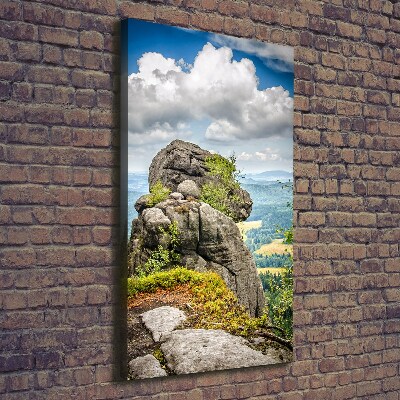 Foto leinwand vertikales Szczeliniec Wielki